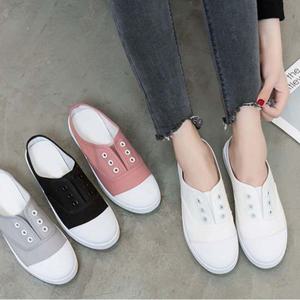 단화 뮬 스니커즈 깔끔한 베이직 운동화 캔버스화