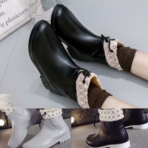 여자장화 레인부츠 여성털부츠 안감 내피 눈비 TAIN02