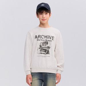 [오션스카이]남아 레트로 그래픽 맨투맨 티셔츠-FAJB5107B0M