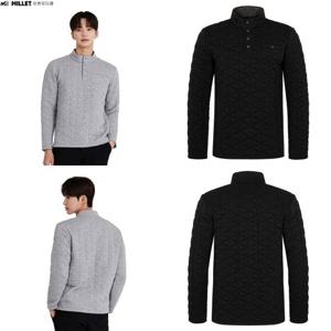 [밀레]밀레 티셔츠 남성 겨울 반집업 긴팔티 MLUWT273A_IC