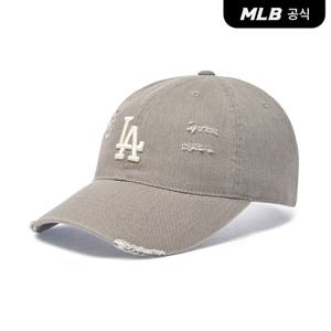 [MLB공식] 24N 공용 데미지 워싱 언스트럭쳐 볼캡 LA (Grey) 3ACPVV34N-07GRS
