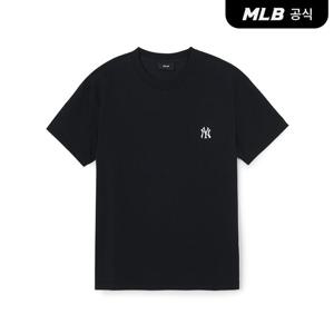 [MLB공식] 26SS 공용 베이직 컴포터블핏 반팔 티셔츠 NY (Black) 3ATSB0163-50BKS