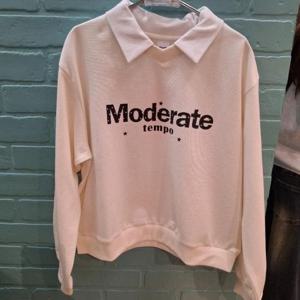 애플핑크 HC35 카라배색 맨투맨 티셔츠 APK8A104