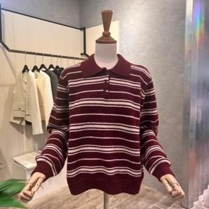 [ab.f.z]AOA1ZW311_카라 배색 라인 니트