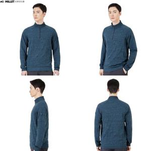 [밀레]밀레티셔츠 남성 가을 집업 긴팔티셔츠 MXSFT003A1_IC