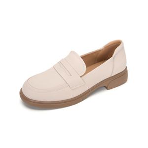 [무크]엠.무크 지젤 소가죽 컴포트 로퍼 아이보리 516623204AQ