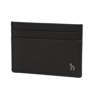 [헤지스]헤지스 블랙 단색 소가죽 카드지갑 WUHO5E305BK