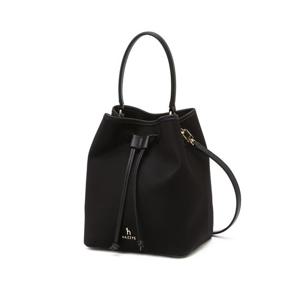 [헤지스]헤지스 블랙 로고장식 나일론 토트백 WIBA5E715BK