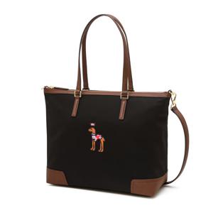 [헤지스]헤지스 블랙 자수장식 가죽 숄더백 WIBA5E809BK