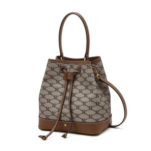 [헤지스]헤지스 그레이 로고패턴 가죽 토트백 WIBA5E824G2