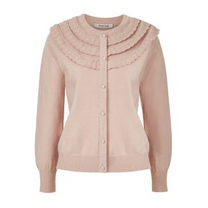 [포커스]3단 프릴 넥 니트 가디건 PBVFF6S1KC4521