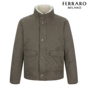 [페라로밀라노] 피그먼트 워싱 양털 점퍼 베이지 AM0DJP45153