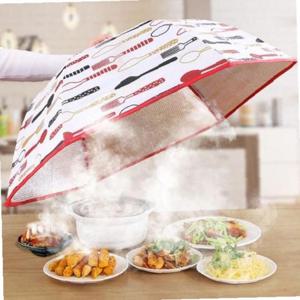 음식덮개 레드 원터치 보온 상보 푸드커버 접이식