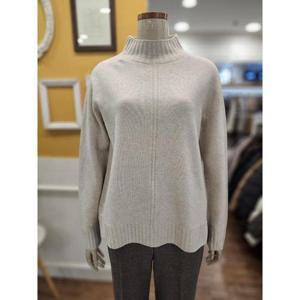 BCBG 세이브존01 울 혼방 하프터틀 풀오버 니트 B5DBK491A