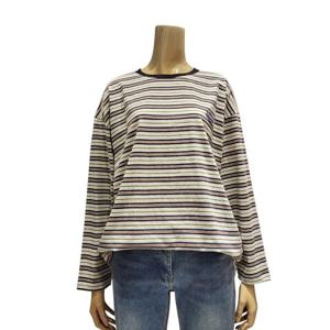 [반에이크]마크 배색 단가라 티셔츠 VB62TSM303Z