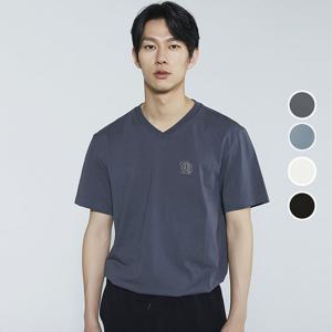 [버커루]남성 리사이클 쿨맥스 브이넥 반팔 티셔츠 B232TS115P