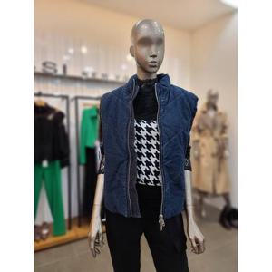 제시뉴욕 세이브존05 지퍼 퀼팅 데님 베스트 ACW5NSEV3200BU