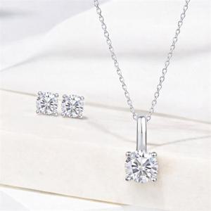 메종드쉬 모이사나이트 세트 귀걸이 목걸이 BMS013