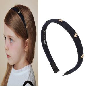 [빈] 골드리본 네이비 헤어밴드 BA12AX04NV