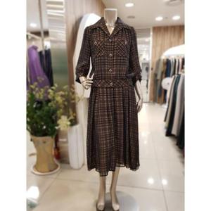 미니멈 세이브존01 글리터 체크카라 스커트세트 MWCAWJ7240 S7340