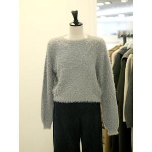 메종블랑쉬 세이브존03 스팽글 포인트 날개사 라운드 니트 AGM254MSWB66A