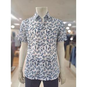 피에르가르뎅 세이브존05 사각 매쉬 프린트 티셔츠 PQWS2610