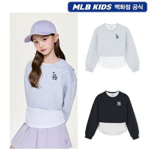 [MLB키즈] 스트릿 걸즈 레이어드 맨투맨 7FMTB0761
