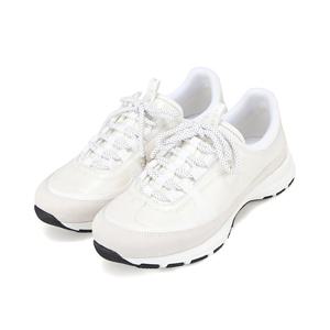 바바라 소가죽 콤비 캐주얼 여성 스니커즈 BBJ162IV