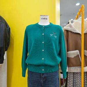 르피타 DP01 하트단추가디건 L261BKT203