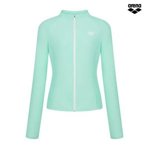 아레나 코어 여성 레귤러핏 집업 래쉬가드 A6BL1QR41 MNT