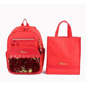 프린세스 엘린 책가방 세트 레드 초등학생 가방