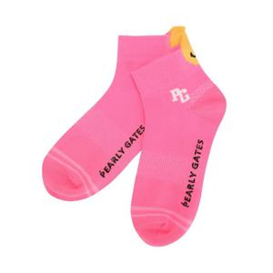파리게이츠골프양말 NQC 521E1SC002_PK 여성 스마일 포인트 단목 양말