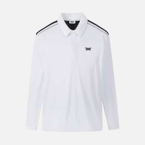 PXG골프긴팔 JQJ PJPCM2104-01 SHOULDER POINT COLLAR LONG-SLEEVE WHITE