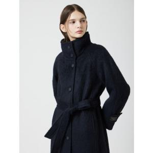 [CC콜렉트] 알파카 블렌드 하이넥 롱 코트 (C254MSG031)