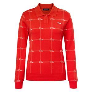 [와이드앵글]여성 CO 전판 체크 폴로넥 스웨터 L(WWP26K51WU)