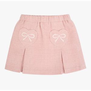 [치크(키즈)]트위드 주름 스커트 CKWH24W3G