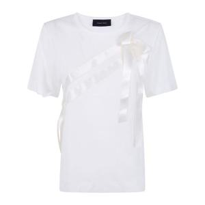 시몬로샤 반팔 티셔츠 54530571 IVORY WHITE