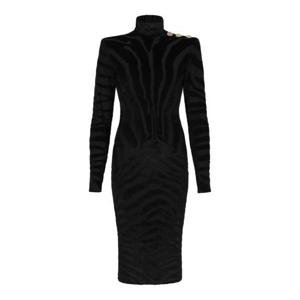 발망 미디 원피스 FF0RF075JL110PA BLACK