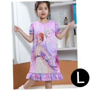 JMds 한중 엘사2 반팔 실내복 (핑크) (L)