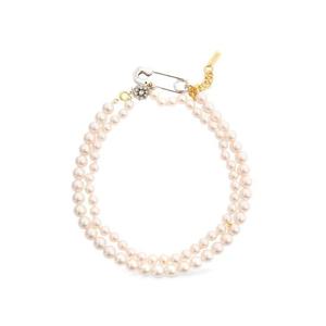 모스키노 여성 아이보리 진주 장식 목걸이 91448411_1006