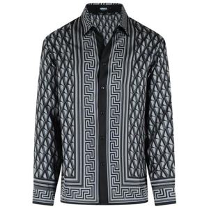 베르사체 긴팔 셔츠 1019438 1A167855E720 Grey