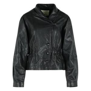 이자벨마랑 가죽 자켓 VE0601FA D1B02I01BK Black