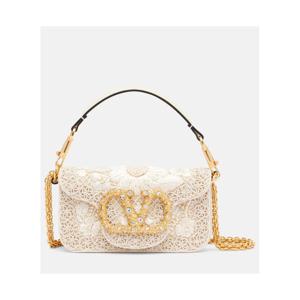 발렌 Loco 스몰 임벨리시드 라피아 숄더 백 P01127102