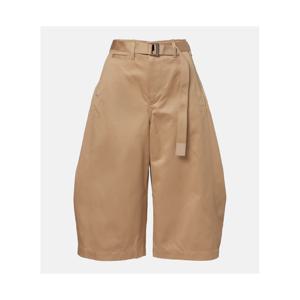 사카이 벨티드 크롭 코튼 버뮤다 쇼츠 P01134320