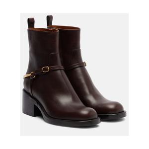 끌로에 Dakota 60 레더 앵클 부츠 P01133667