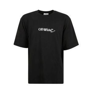 오프화이트 반팔 티셔츠 OMAA120F25JER00C1001 Black