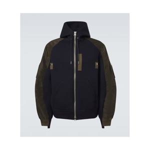 사카이 코튼 블렌드 트윌 후디 P01135715