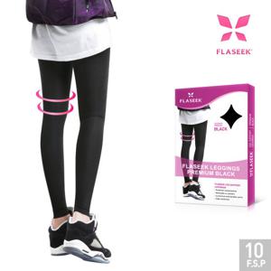 [플레시크] 압박레깅스 프리미엄-블랙 (10 F.S.P)