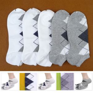 빅토 남자 발목양말 아가일