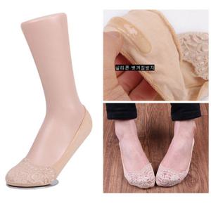 [빅토] 여자 페이크삭스 앞코레이스덧신